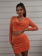 Voxelle Organge Co-Ords Set