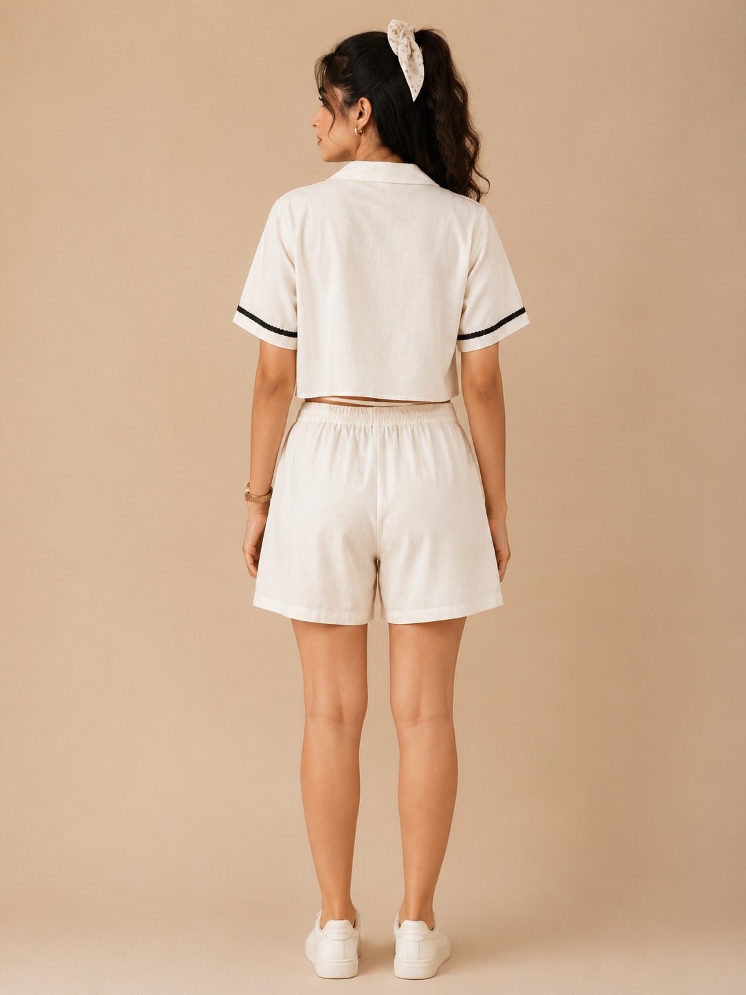 Voxelle Ivory Bloom Co-Ord Set
